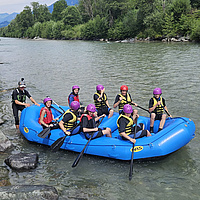 Rafting der Klasse 3m